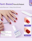 Professional Dip Nail Remover Kit with Cuticle Care (Ships to US Only)