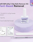 Professional Dip Nail Remover Kit with Cuticle Care (Ships to US Only)
