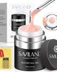 saviland builder gel kit-nude pink