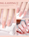 long lasting nude pink builder gel
