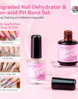 Poly Gel Nail Kit with Clear & Nude Extension Gels