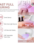 30W Cordless UV Nail Lamp with Smart Sensor Technology (Ships to US Only)