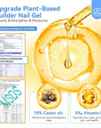 Clear Builder Gel Kit for Strong Nail Extensions & Repair (Ships to US Only)