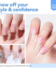 Clear Builder Gel Kit for Strong Nail Extensions & Repair (Ships to US Only)