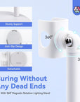 Portable LED UV Nail Lamp with Magnetic Stand & LCD Display (Ships to US Only)