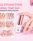12 Colors Builder Gel Set for Nail Extensions & Repair (Ships to US Only)