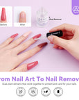 Fast Nail Glue Remover Kit with Cuticle Oil Pen (Ships to US Only)