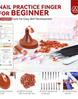 Adjustable Practice Finger for Acrylic Nail Training