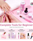 Ultimate Acrylic Nail Kit with Lamp & Drill for Beginners (Ships to US Only)
