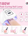 Ultimate Acrylic Nail Kit with Lamp & Drill for Beginners (Ships to US Only)