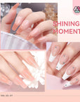 Crystal Clear Poly Gel for Strong Natural Nail Extensions