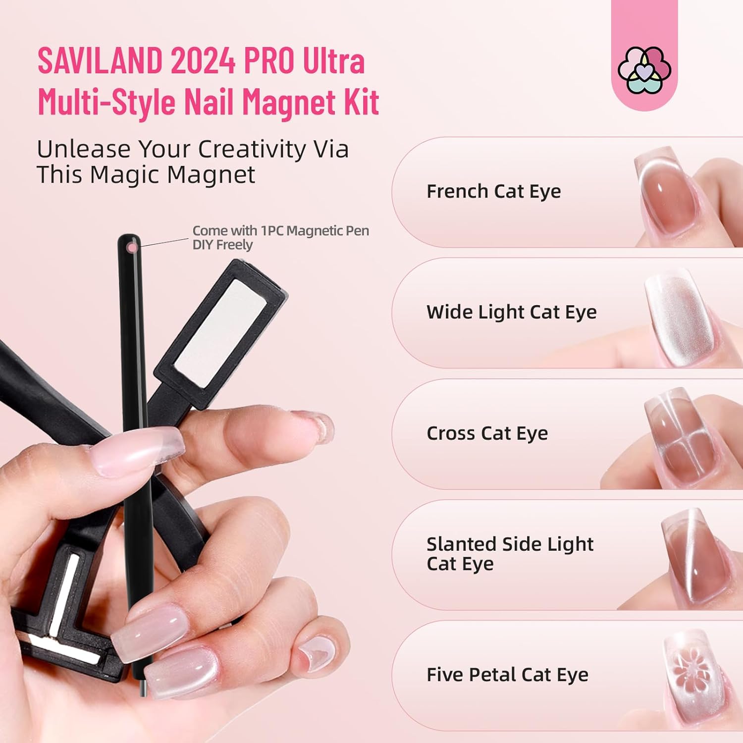 5-in-1 Cat Eye Magnet Set – Saviland