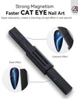 9PCS Cat Eye Magnet Set for Creative Nail Designs