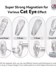 9PCS Cat Eye Magnet Set for Creative Nail Designs