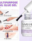 Saviland nail tips glue gel