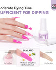 Dip Powder Base Coat with Replacement Brushes (Ships to US Only)