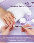 Acrylic Nail Kit with Drill, Powder & Liquid (Ships to US Only)