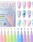 12 Nail Art Pens for Creative DIY Nail Designs