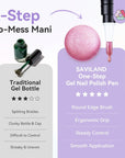 6 Caramel Cat Eye Gel Pens for Soft Neutral Nails