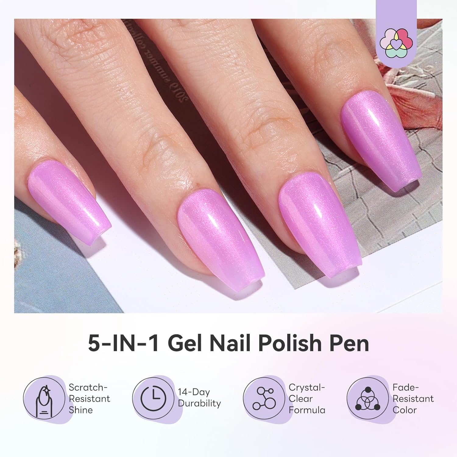 Pearl Cat Eye Gel Nail Pens Set 6 Colors | SAVILAND
