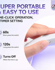 Mini UV Nail Lamp for Fast Gel Curing Anywhere