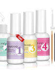 Saviland 4 PCS Dip Powder Liquid Set