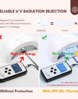 SAVILAND uv protection gloves for nails