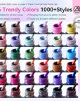 36 colors of professional gel nail polish