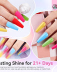 long lasting uv gel nail polish set