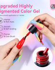 details of the uv gel nail polish set