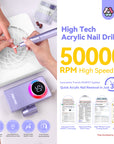 High tech acrylic nail drill