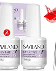 Saviland 2 PCS Liquid Latex For Nails