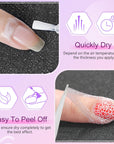 advantages of the Saviland peel off liquid latex for nails