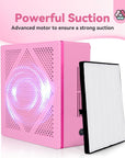 Saviland best dust collector for nails-pink