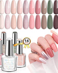 Saviland 12 Colors Classic Nail Polish Set