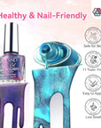 healthy saviland holographic pearl nail polish