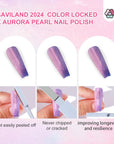 saviland holographic pearl nail polish