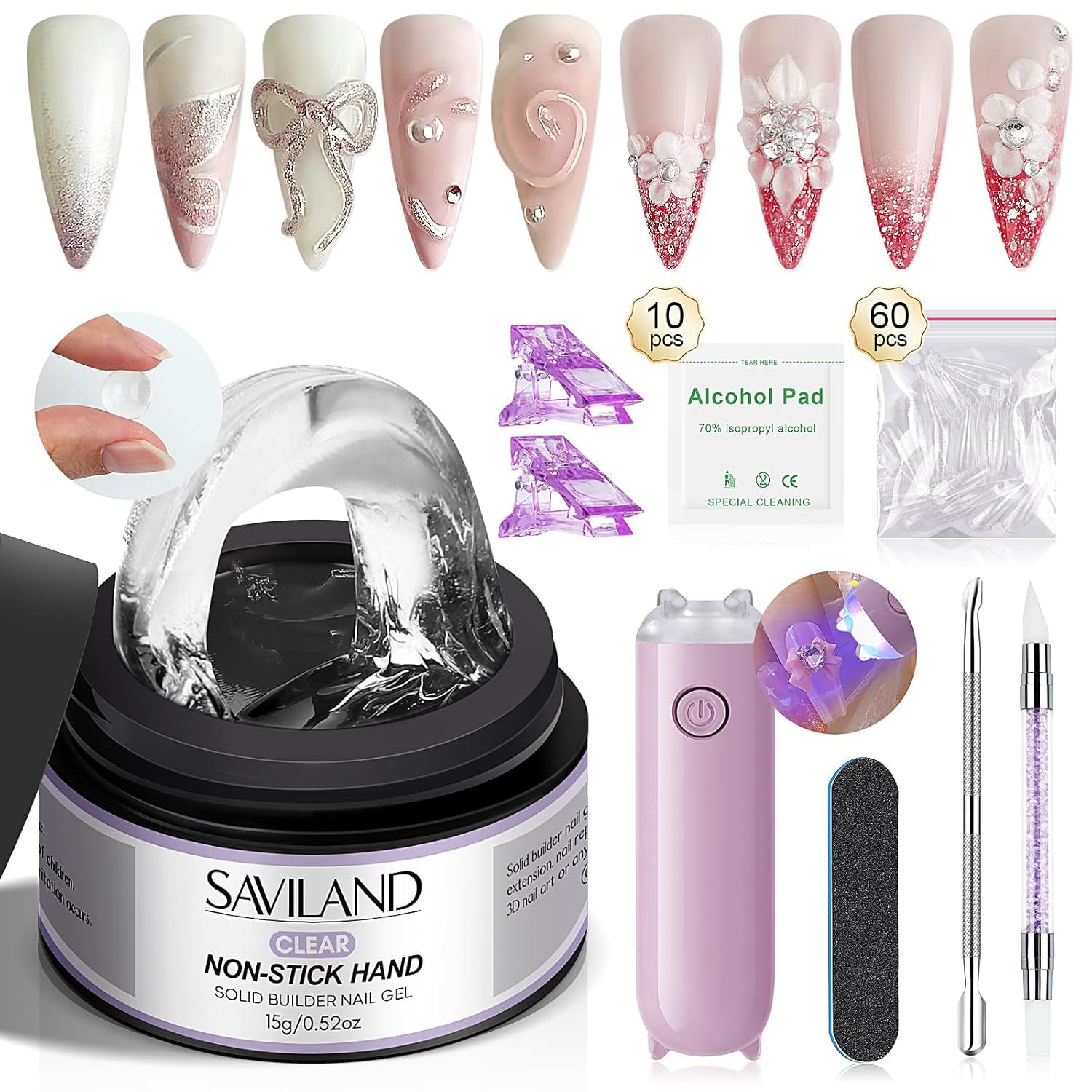 Solid Builder Nail Gel | SAVILAND