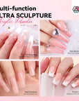 Saviland acrylic nails pink powder 150g
