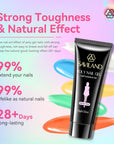 natural effect polygel colors set