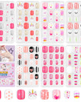 Saviland 168 Pieces Press on Nails for Kids