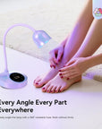 Purple Cordless UV Nail Lamp for Salon-Quality Curing (Ships to US Only)