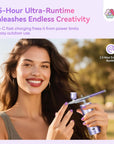 Advanced Cordless Nail Airbrush for Smooth Precision