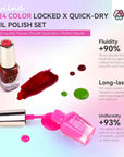 Saviland red nail polish