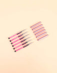6PCS Rose Gold Art Nail Liner Brushes Set