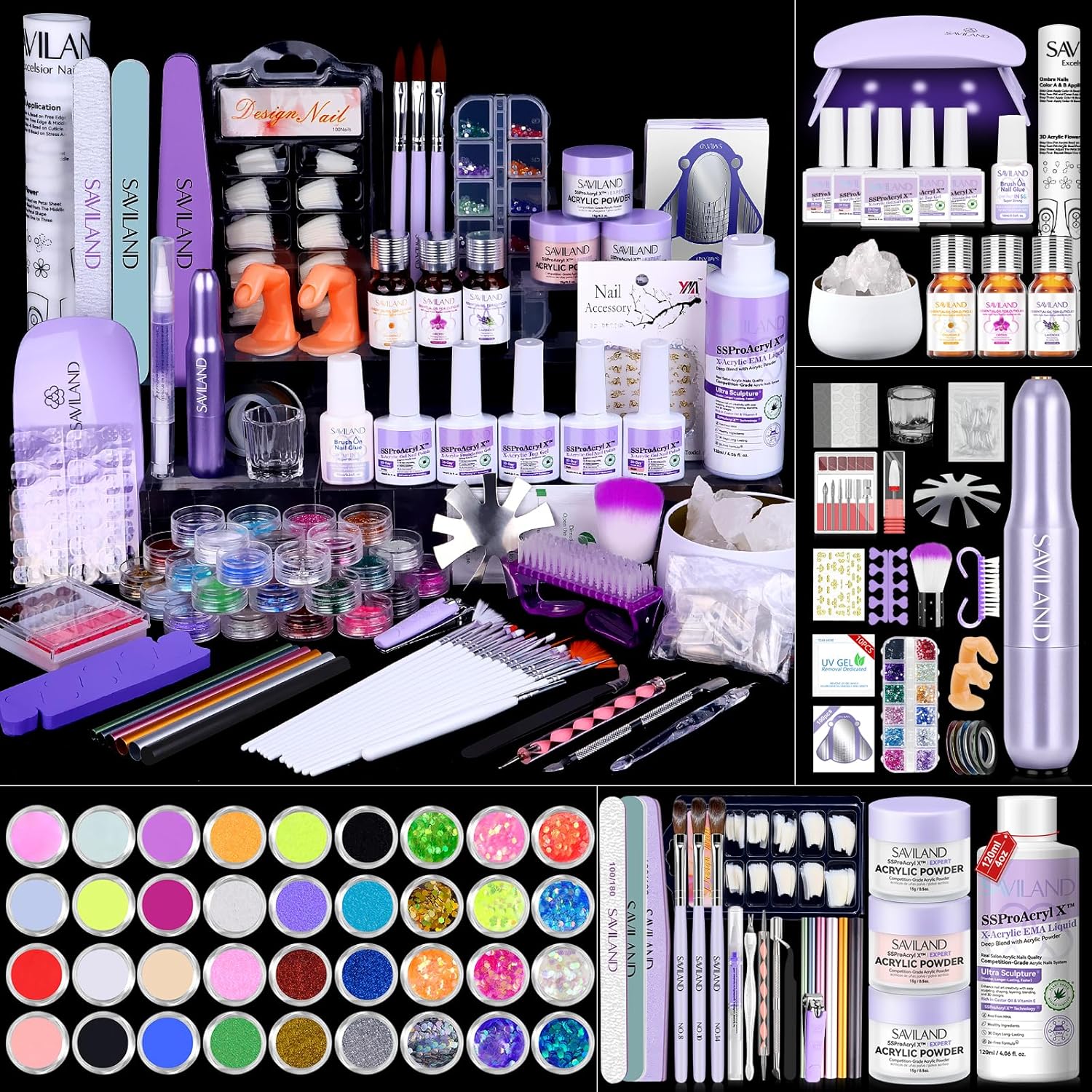 Professional Acrylic Nail Kit | SAVILAND