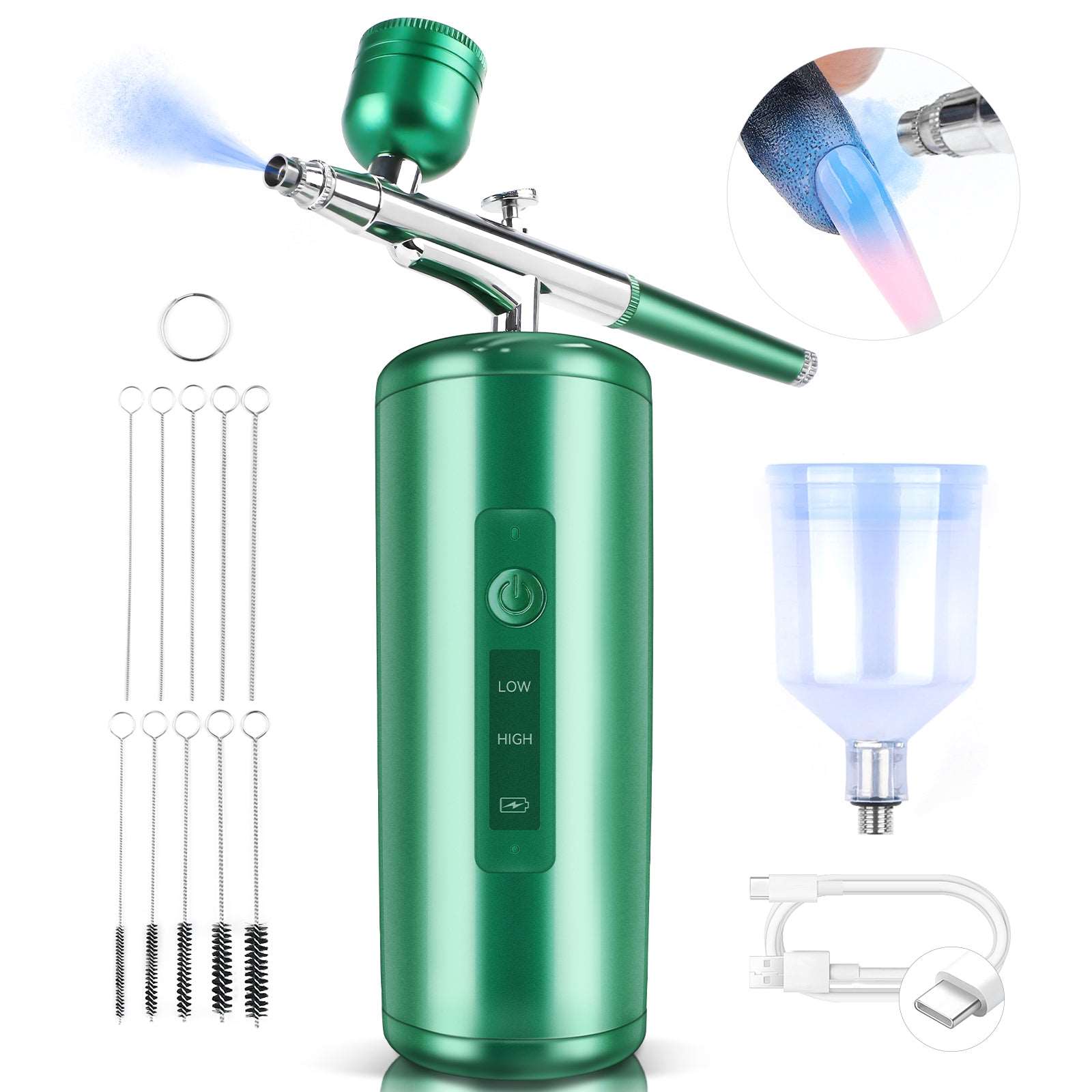 Airbrush for Nails Kit Portable Cordless Nail System | SAVILAND