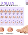 Saviland Press on Nails Small Nail Beds