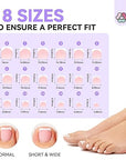 Saviland Press on Nails for Large Nail Beds