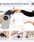 Saviland Rhinestone Nail Drill